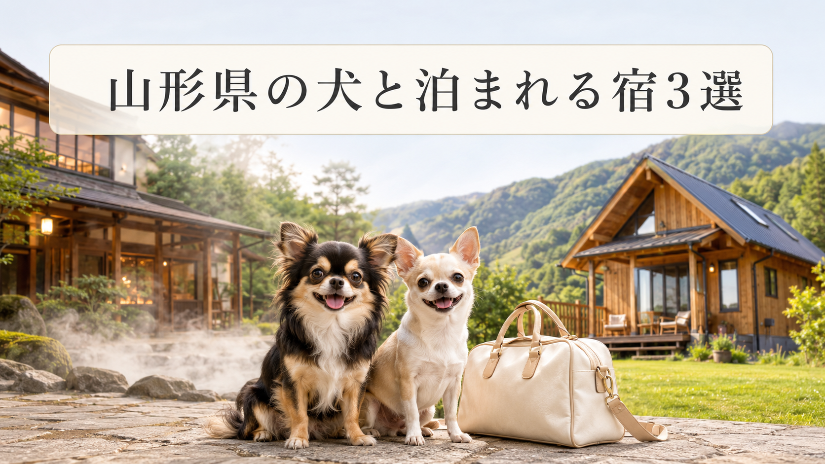 山形県の犬と泊まれる宿3選｜温泉旅館とコテージを比較