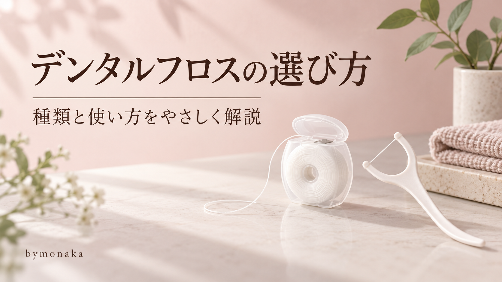 デンタルフロスの種類と使い方
